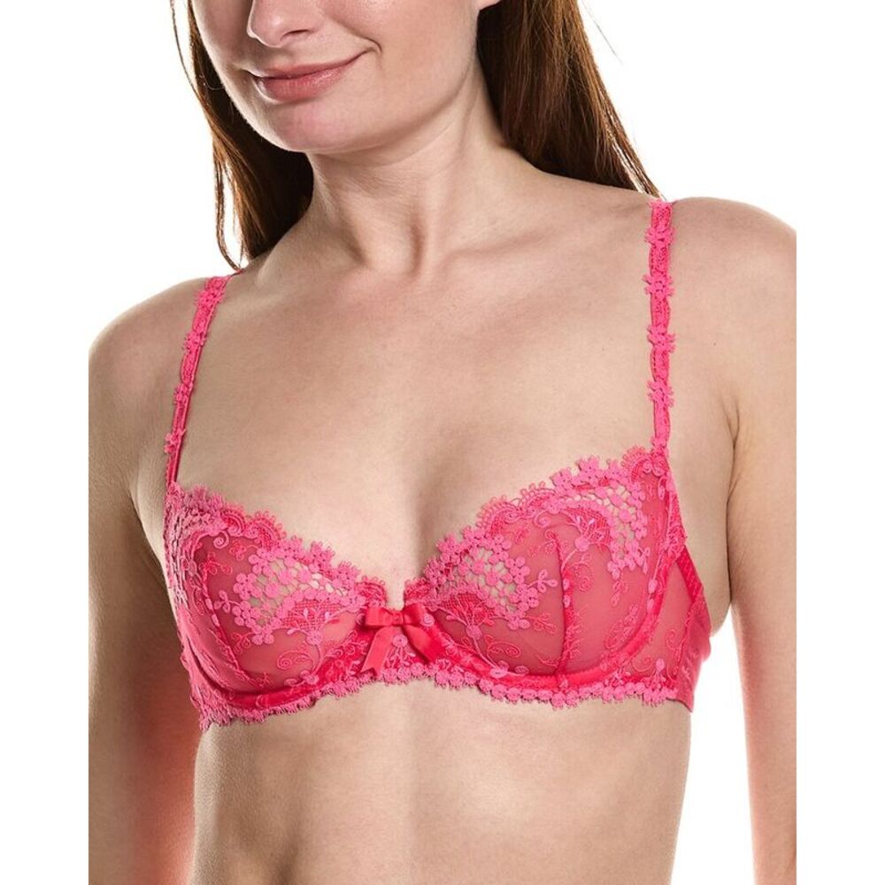 Simone Pérèle Womens Simone Perele Wish Demi Cup Bra, Pink